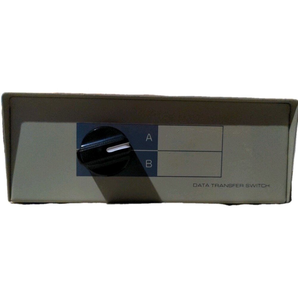 Data Transfer Switch + 3 Serial Port Adapters Vintage Computer Switch